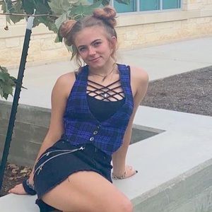 Cute purple school girl vest